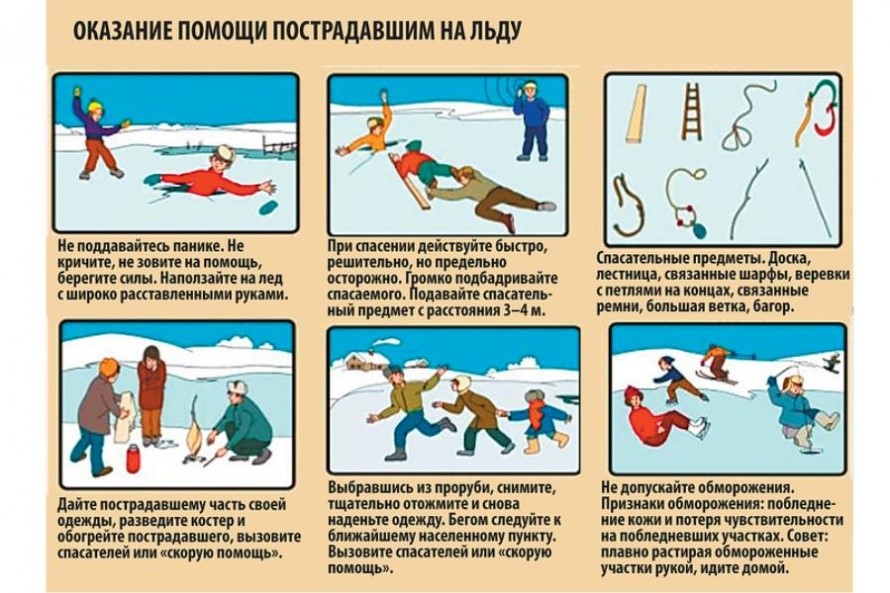 Оказание помощи на льду