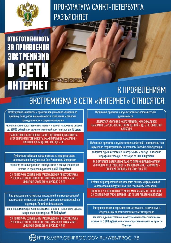 Ответственность за проявления экстремизма в сети Интернет page 0001